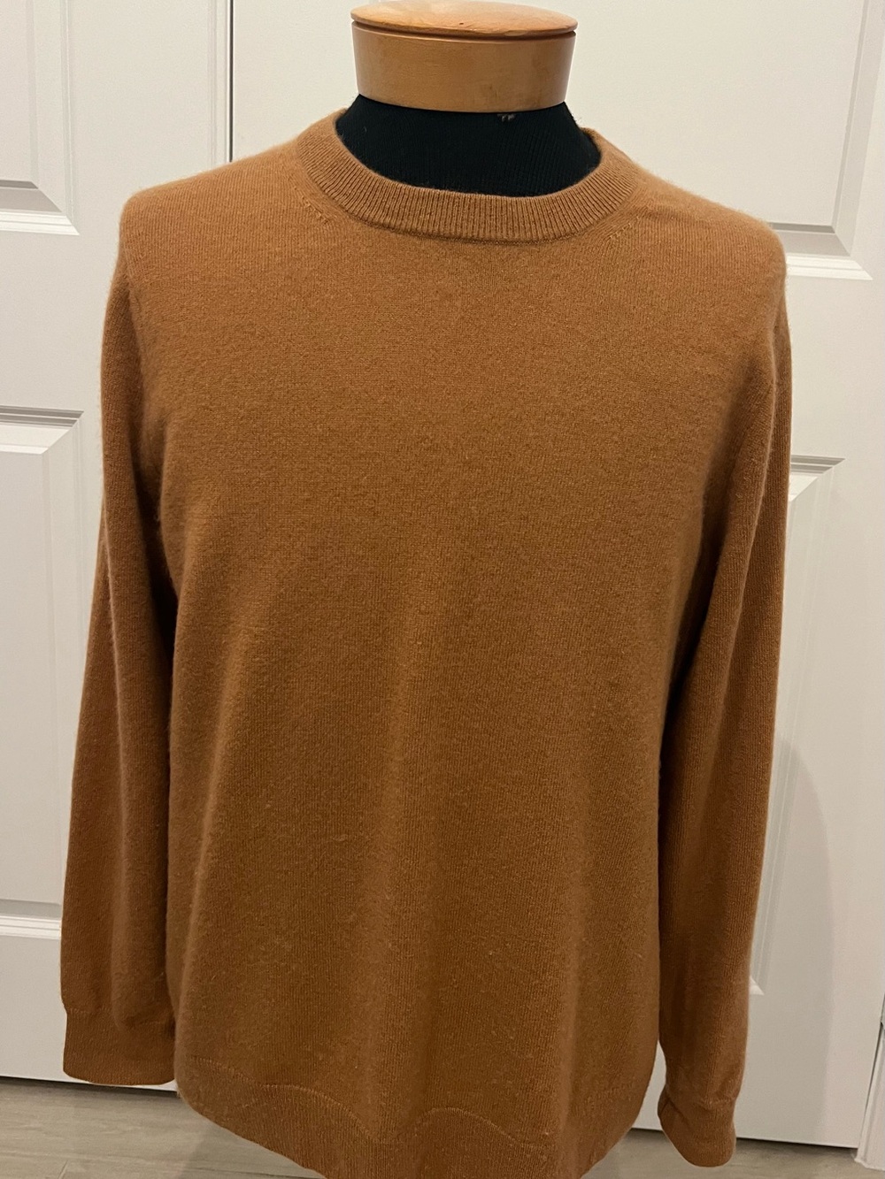Soft by NAADAM 100% Cashmere Crewneck Sweater Camel Brown Men’s XL